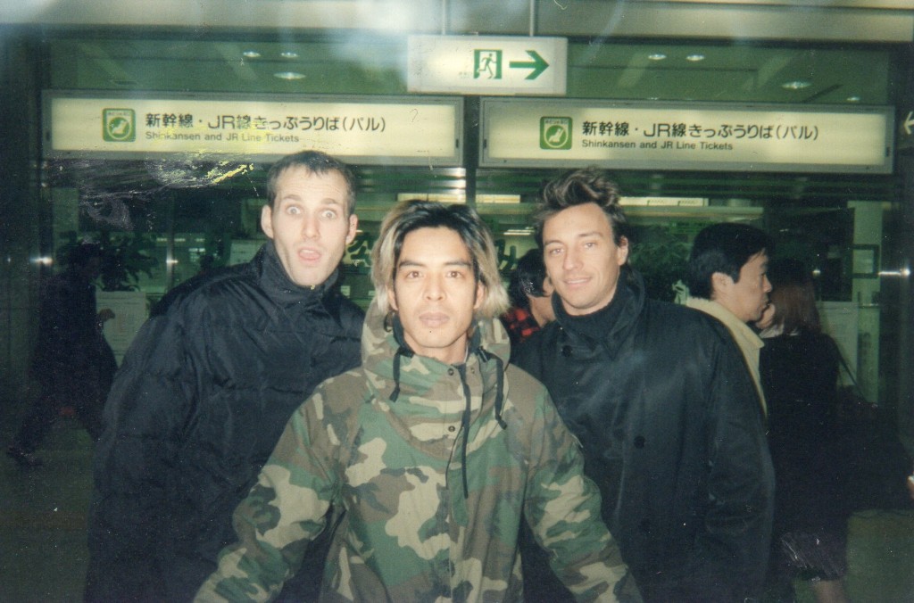 Alainho_Ca,_DJYellow_Chris_aka_bob_sinclar_Yellowclub_japan_96_ebn_osborne_noise_of_art DJ Cam (lft) with original Bob Sinclar line-up, DJ Yellow (mid) and Chris Lefevre